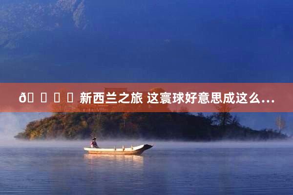 🏔️新西兰之旅 这寰球好意思成这么…