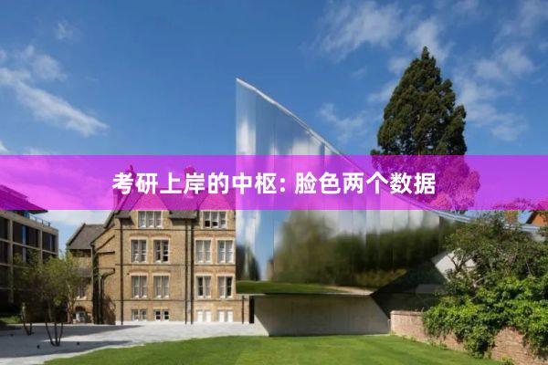 考研上岸的中枢: 脸色两个数据